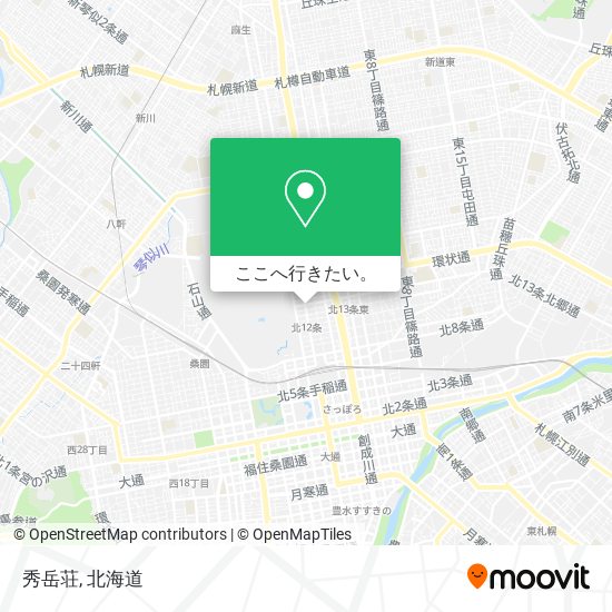 秀岳荘地図