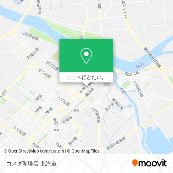 コメダ珈琲店地図