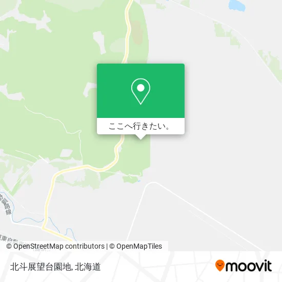北斗展望台園地地図