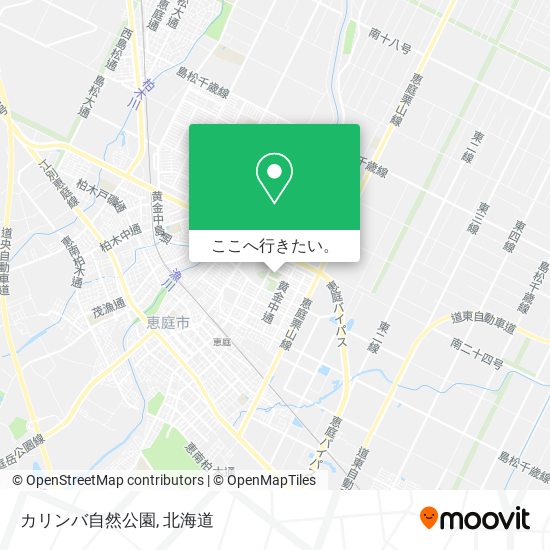 カリンバ自然公園地図