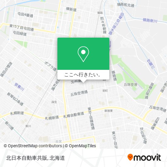 北日本自動車共販地図