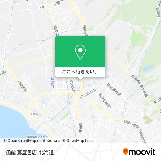 函館 蔦屋書店地図