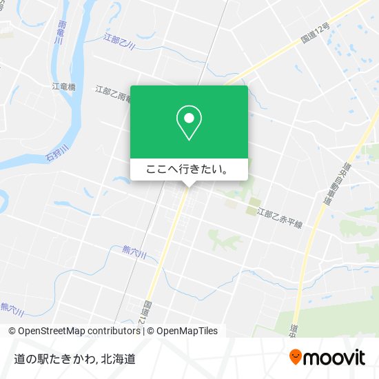 道の駅たきかわ地図