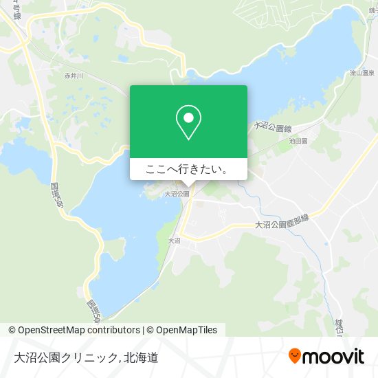 大沼公園クリニック地図