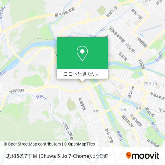 忠和5条7丁目 (Chuwa 5-Jo 7-Chome)地図