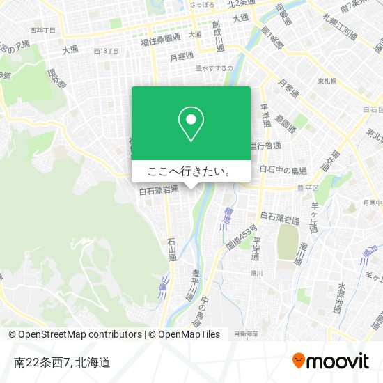 南22条西7地図