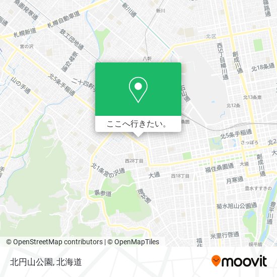 北円山公園地図