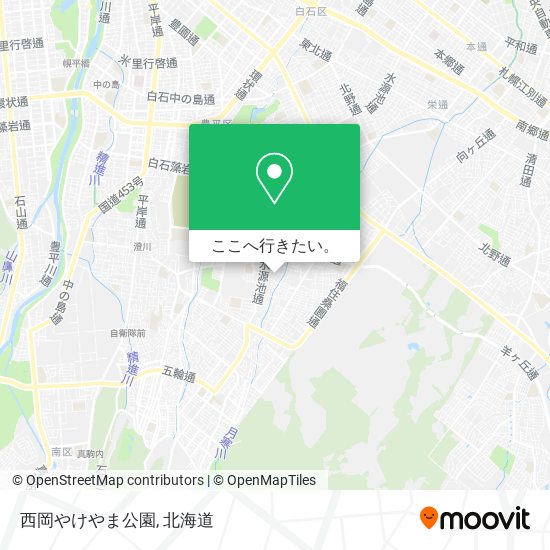 西岡やけやま公園地図