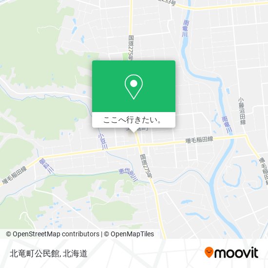 北竜町公民館地図