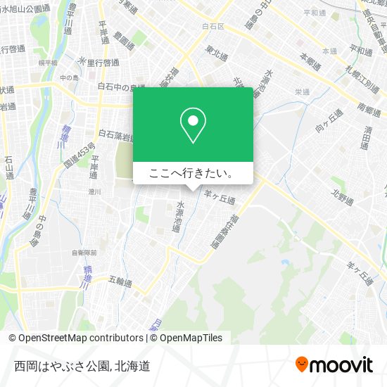 西岡はやぶさ公園地図