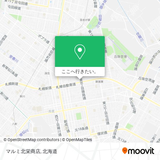 マルミ北栄商店地図