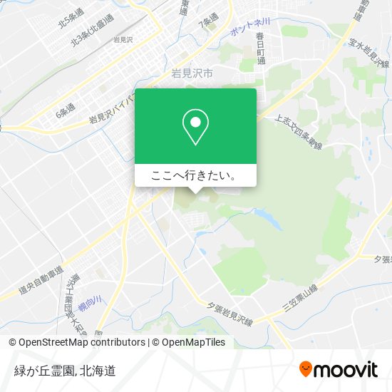 緑が丘霊園地図