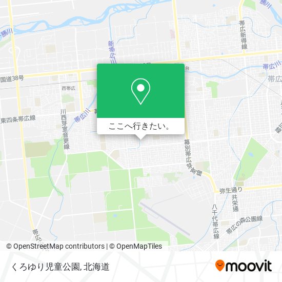 くろゆり児童公園地図