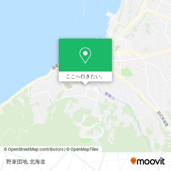 野束団地地図