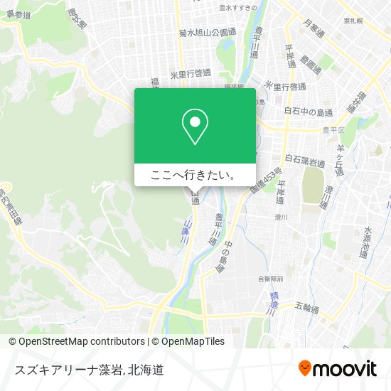 スズキアリーナ藻岩地図