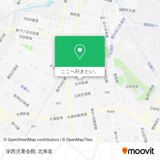 栄西児童会館地図