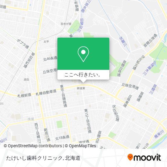 たけいし歯科クリニック地図