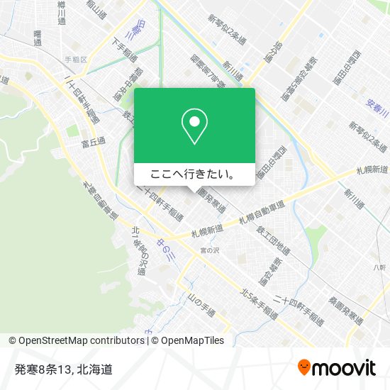 発寒8条13地図