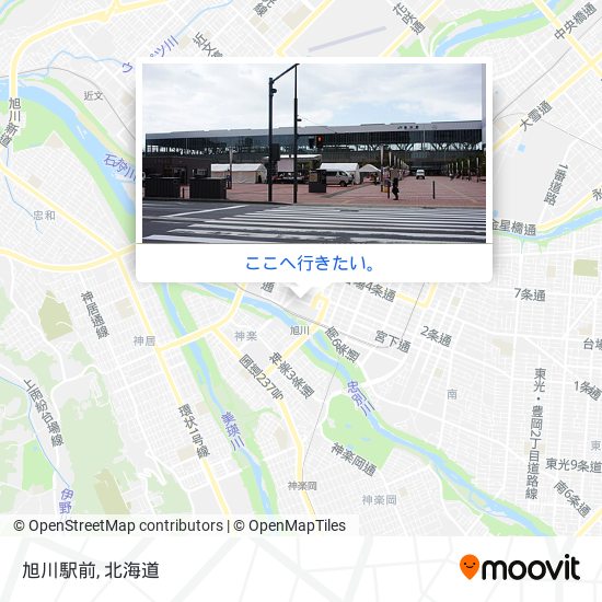旭川駅前地図
