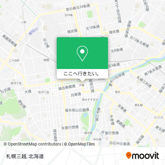 札幌三越地図