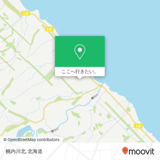 幌内川北地図