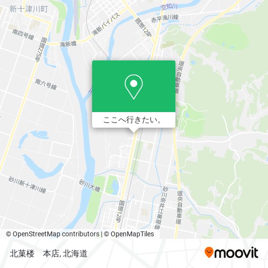 北菓楼　本店地図