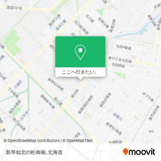新琴似北の杜御廟地図
