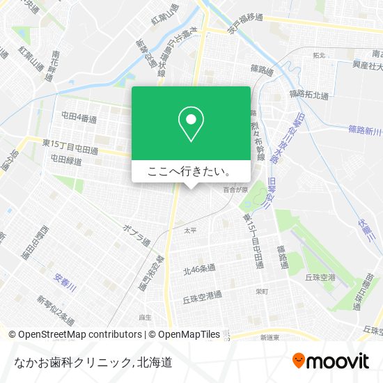 なかお歯科クリニック地図