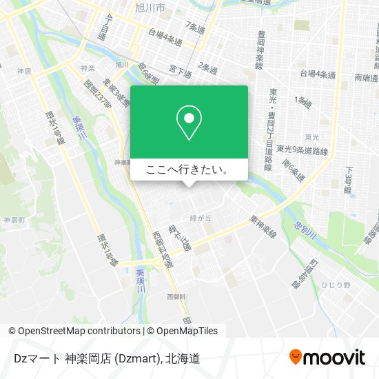 Dzマート 神楽岡店 (Dzmart)地図