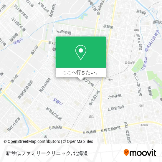 新琴似ファミリークリニック地図