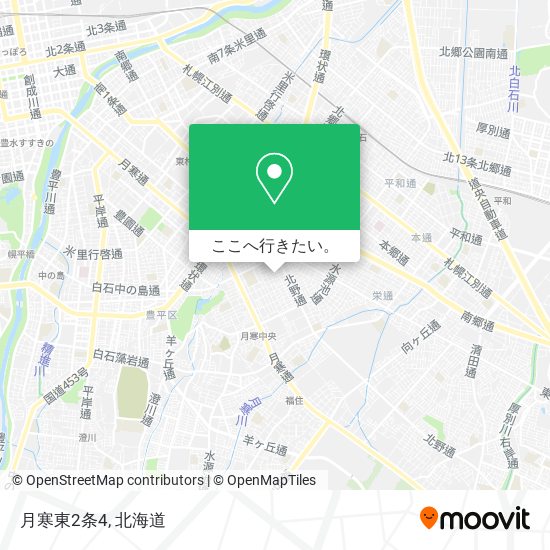 月寒東2条4地図