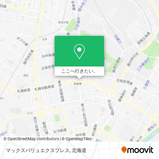 マックスバリュエクスプレス地図