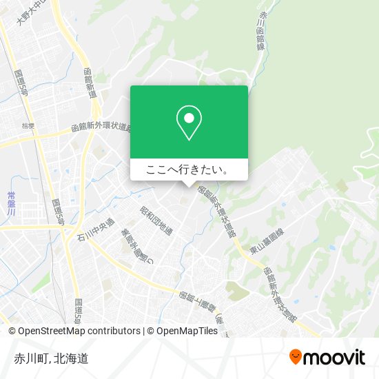 赤川町地図