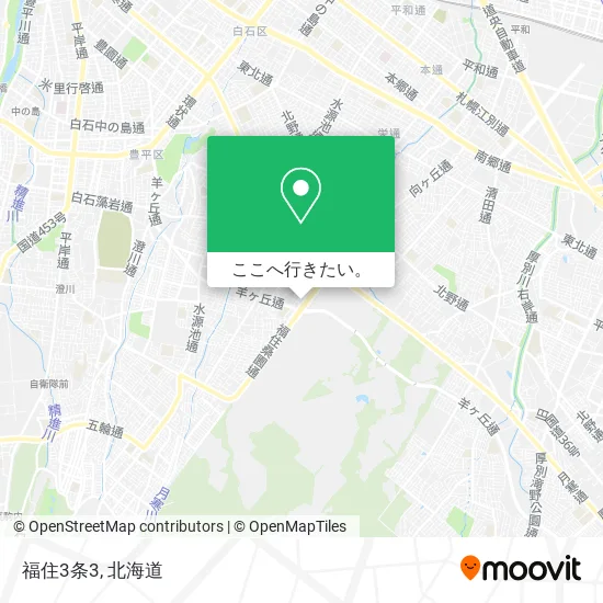 福住3条3地図