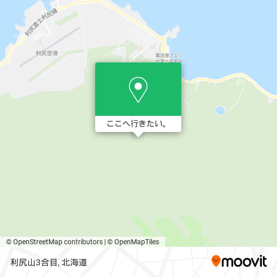 利尻山3合目地図