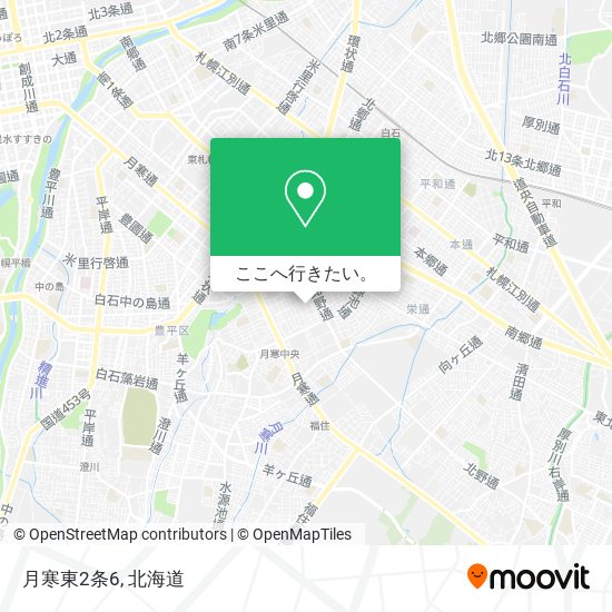 月寒東2条6地図