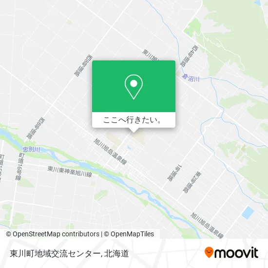 東川町地域交流センター地図