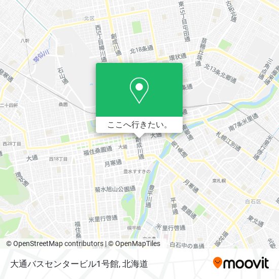 大通バスセンタービル1号館地図