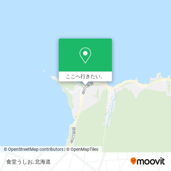 食堂うしお地図