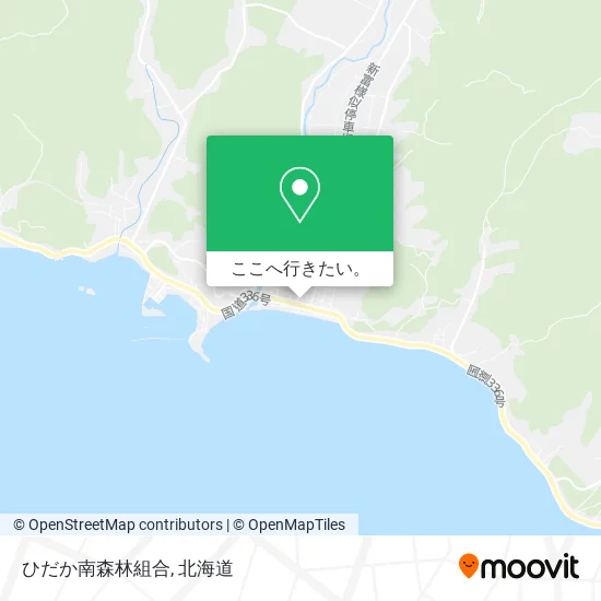 ひだか南森林組合地図