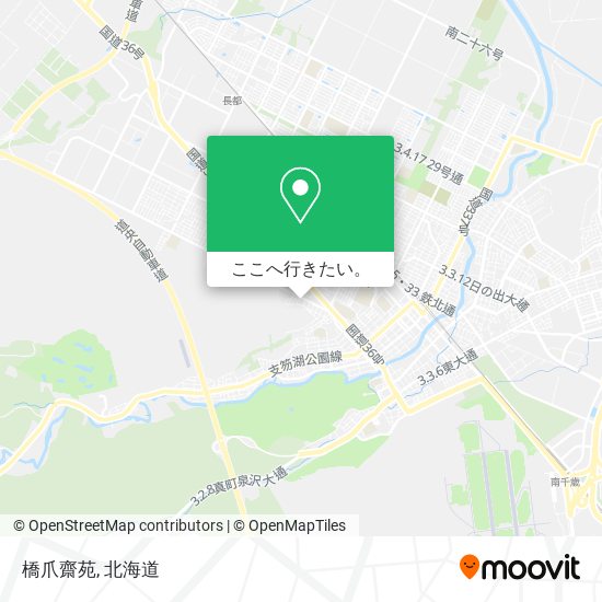 橋爪齋苑地図