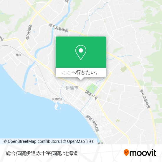 総合病院伊達赤十字病院地図