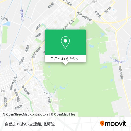 自然ふれあい交流館地図