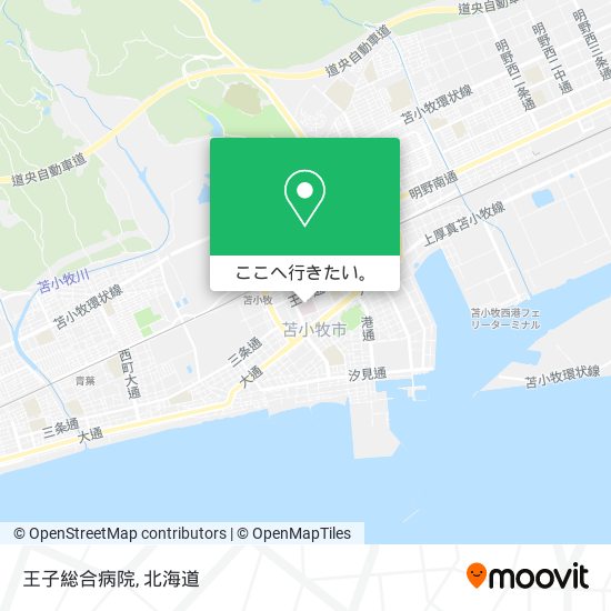 王子総合病院地図