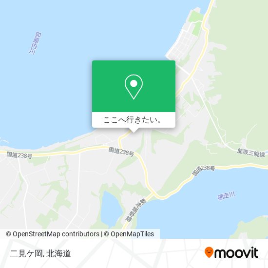 二見ケ岡地図