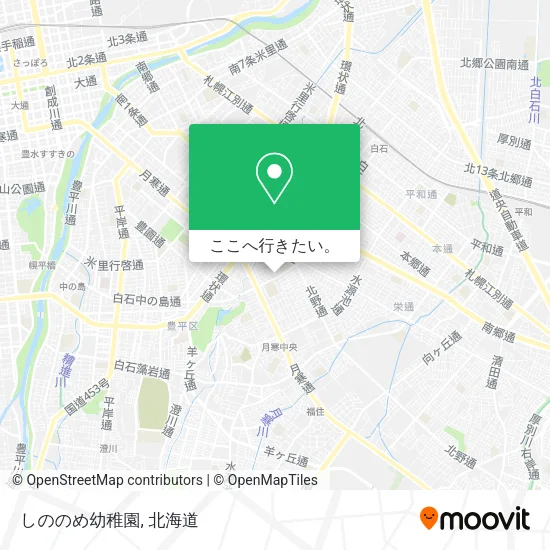 しののめ幼稚園地図