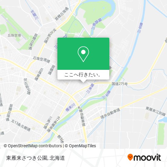 東雁来さつき公園地図