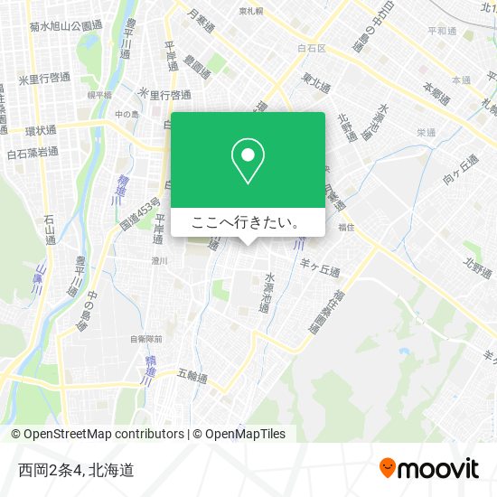 西岡2条4地図