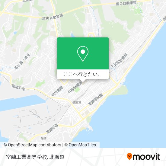 室蘭工業高等学校地図