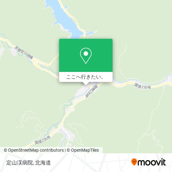 定山渓病院地図
